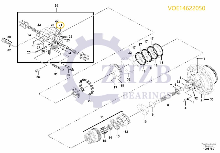 Bearing OEM Customization VOE14622050