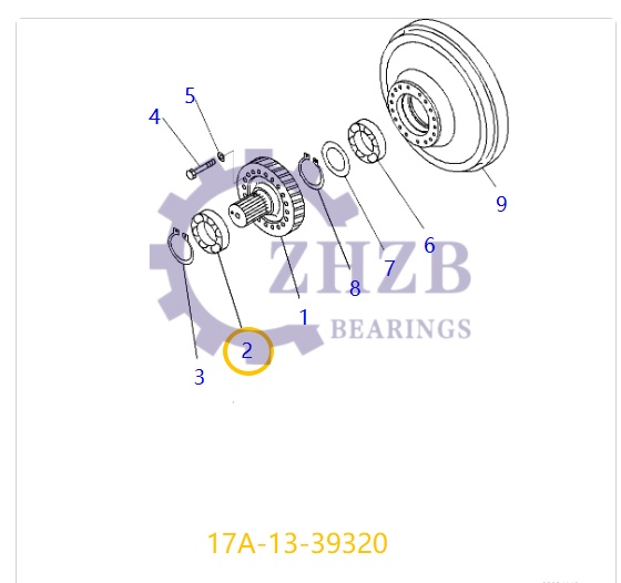 Bearing 17A-13-39320