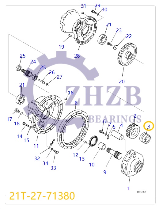Bearing 21T-27-71380