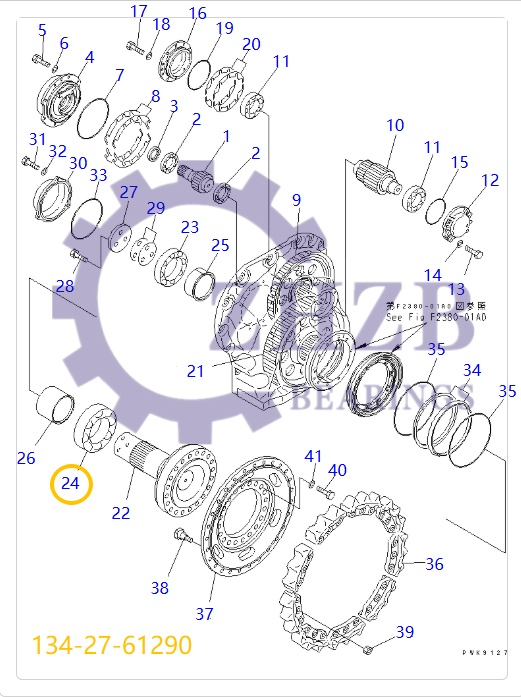 Bearing 134-27-61290