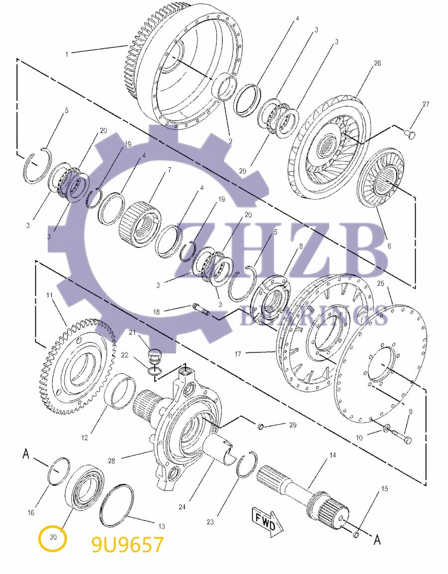Bearing 9U-9657