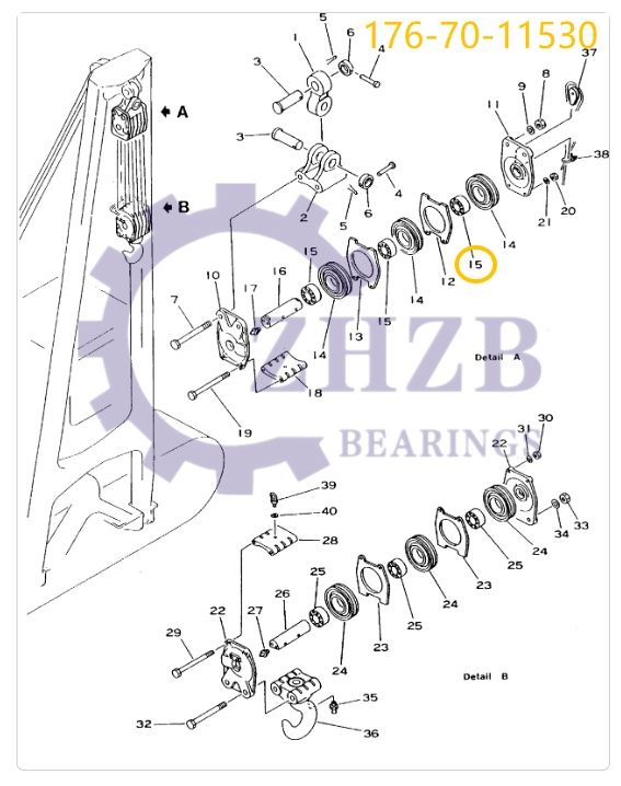 Bearing 176-70-11530