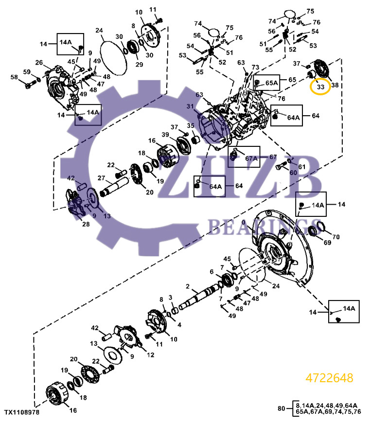 Bearing 4722648