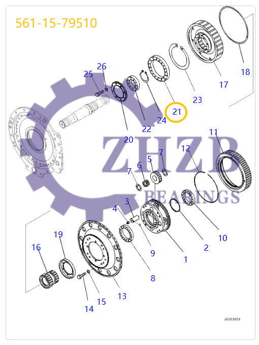 Bearing 561-15-79510 Bearing 561-15-79510