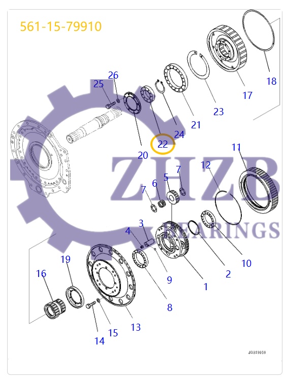 Ball Bearing 561-15-79910 Ball Bearing 561-15-79910