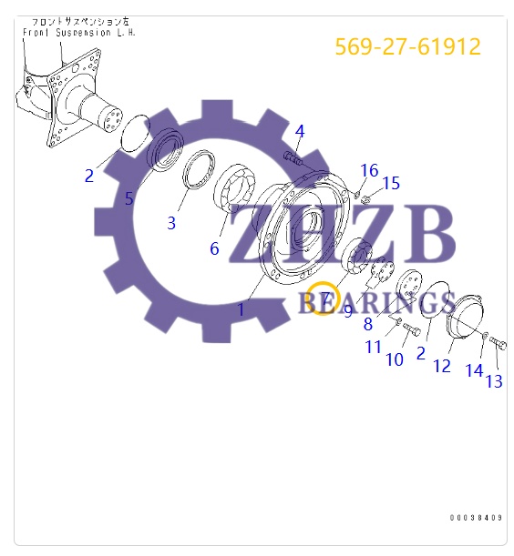 Bearing 569-27-61912 