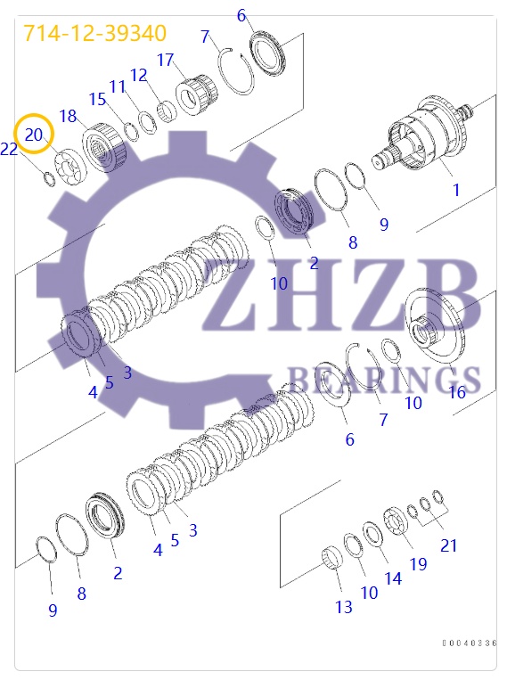Bearing 714-12-39340