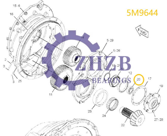 Bearing 5M9644
