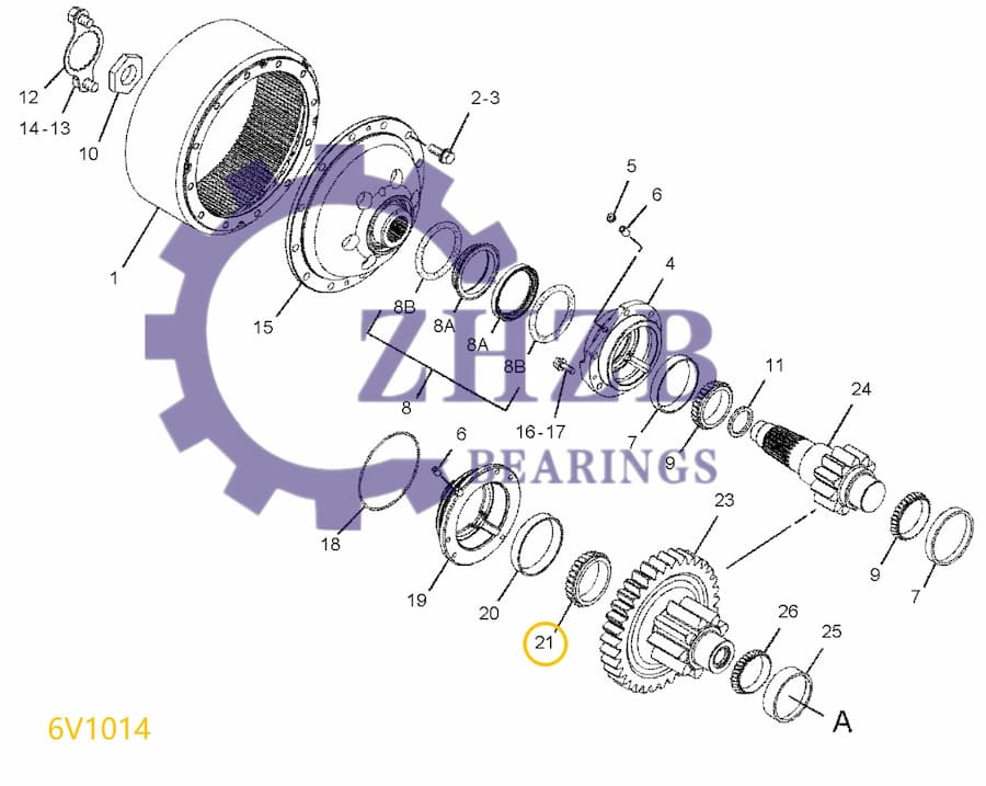 Bearing 6V-1014