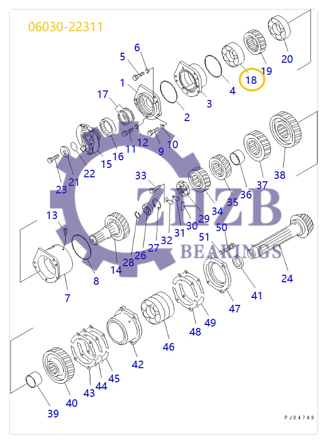 Bearing 06030-22311 Bearing 06030-22311