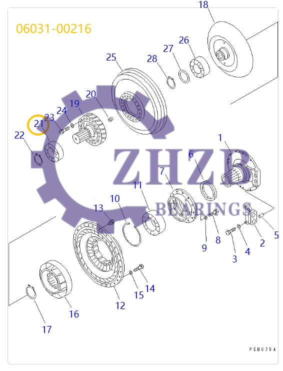 Bearing 06031-00216
