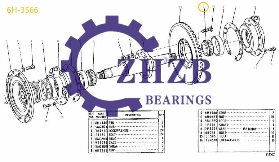 Bearing Manufacture 6H-3566
