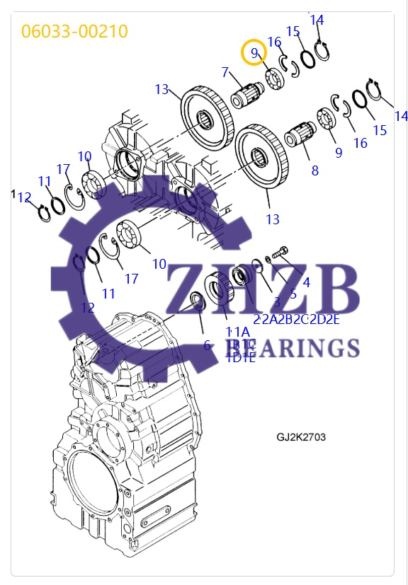 Bearing Manufacture 06033-00210