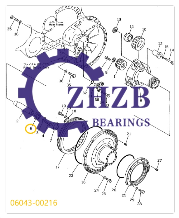 Bearing Manufacture 06043-00216